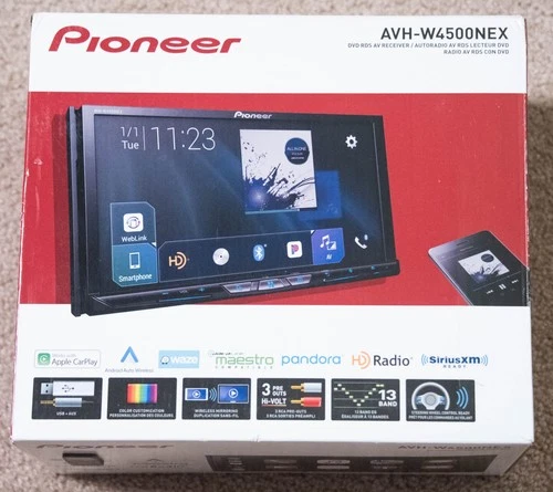 Pioneer AVH-W4500NEX CarPlay Android Auto + Mic Backup Camera Maestro RR