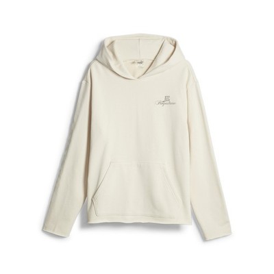 PUMA Above The Clouds Pullover Hoodie Mens White Casual Outerwear 62196202