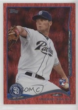 2014 Topps Red Hot Foil Robbie Erlin #281 c7w