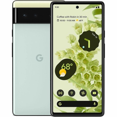 DeGoogled Pixel 6 128GB sea Graphene OS LineageOS De-Googled package A+