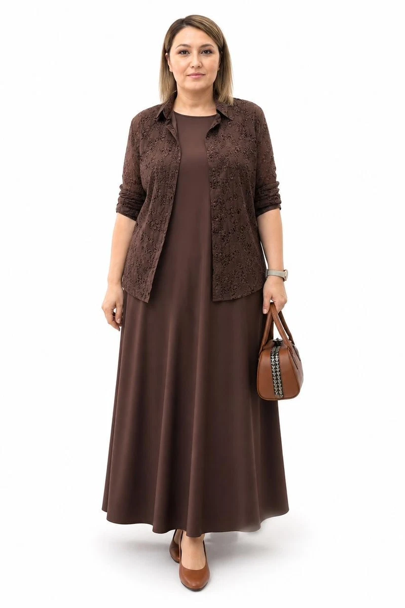 Brown Cotton Dresses for Women for sale | eBay