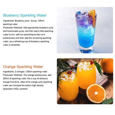 Sparkling Water Maker 1L Soda Siphon Portable Soda Maker For Home Bar Outdoo SET