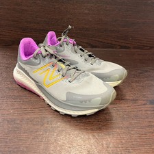 New Balance Unisex Nitrel v5 Trail Sneakers Size W9.5 M8 Grey Purple WTNTRMG5