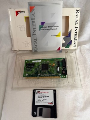 625-0383-00 EtherBlaster TP Racal Interlan 10BT ISA Network Interface Card