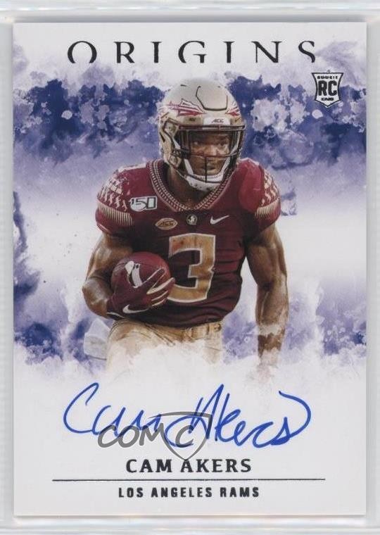 2020 Panini Origins Rookie Auto Cam Akers #RA-CA Auto RC 13c1