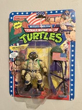 Vintage TMNT 1991 Teenage Mutant Ninja Turtles Mutant Military:Pro Pilot Don MOC