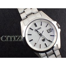Image of The Citizen AQ4091-56A White Washi Dial Solar Eco Drive Super Titanium #3033289