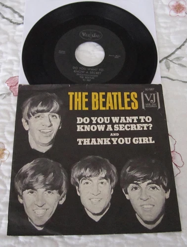 The Beatles-Do You Want To Know A Secret/Thank You Girl-Vinyl 45w/Picture Sleeve