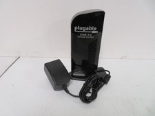Plugable UD-3900 USB 3.0 Universal Docking Station Dual Monitor Windows w/ AC