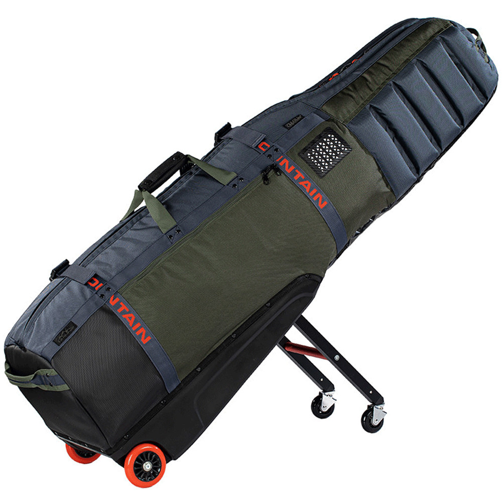 SUN MOUNTAIN 2026 ClubGlider® MERIDIAN GOLF TRAVEL COVER - BLACK/OLIVE/INFERNO