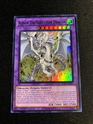 Albion the Sanctifire Dragon (UR) RA05-EN037 Rarity Collection 5 1st Edition NM