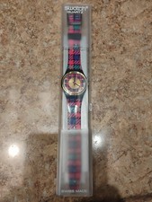 Swatch Watch GB147 "TWEED" 1992 Original NOS Never Been Worn