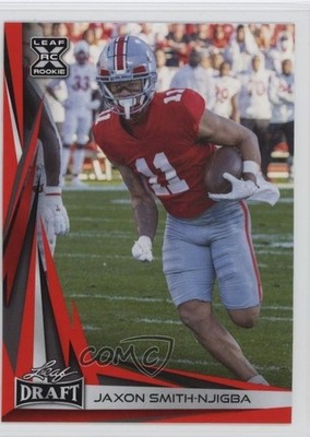 2023 Leaf Draft V2 Red Jaxon Smith-Njigba #B2-9 Rookie RC 0i94