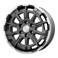 1x BROCK B45-6L himalaya grey voll-poliert (hgvp) 7.0Jx17 6x130 ET60