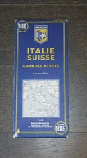 CARTE ROUTIERE MICHELIN, LOT SUR L’ITALIE