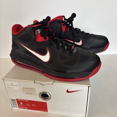 Rare Find   2011 Nike LeBron 9 Low Bred OG Box Size 9