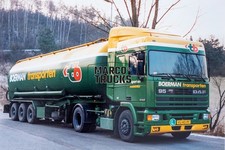 Truck photo DAF 95 350 ATI Tanker semitrailer Netherlands Green BOERMAN tr #a1ri