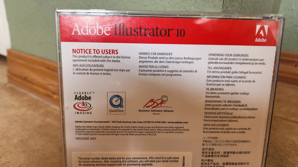 Adobe Illustrator 10 software for Windows 2001 w/ serial number 10.0.3 - Image 3 of 3