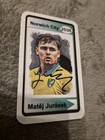 Signed Matej Jurasek Norwich City Football Card 2025/26