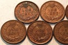 Lot (7) Uncirculated Indian Head Cents 1902 1903 1906 1907 1908 1909 Penny 1C — photo 7