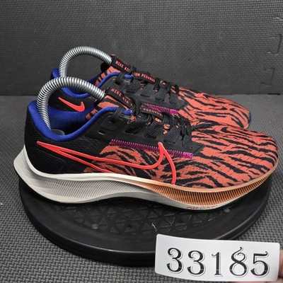 Nike Air Zoom Pegasus 39 Womens Size 7.5 Orange Black Running Shoes DQ7650-800