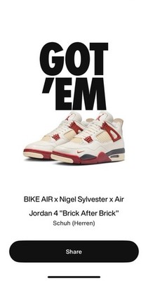 Jordan 4 Nigel Sylvester Brick after Brick | EU 44| Neu/OVP