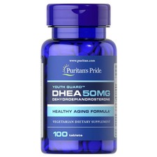 Puritan's Pride DHEA 50 mg - 100 Tablets- NEW, Quick Next day shipping