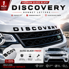 Insigne avant / arrière Discovery 5 & Sport lettres 3D NOIR BRILLANT