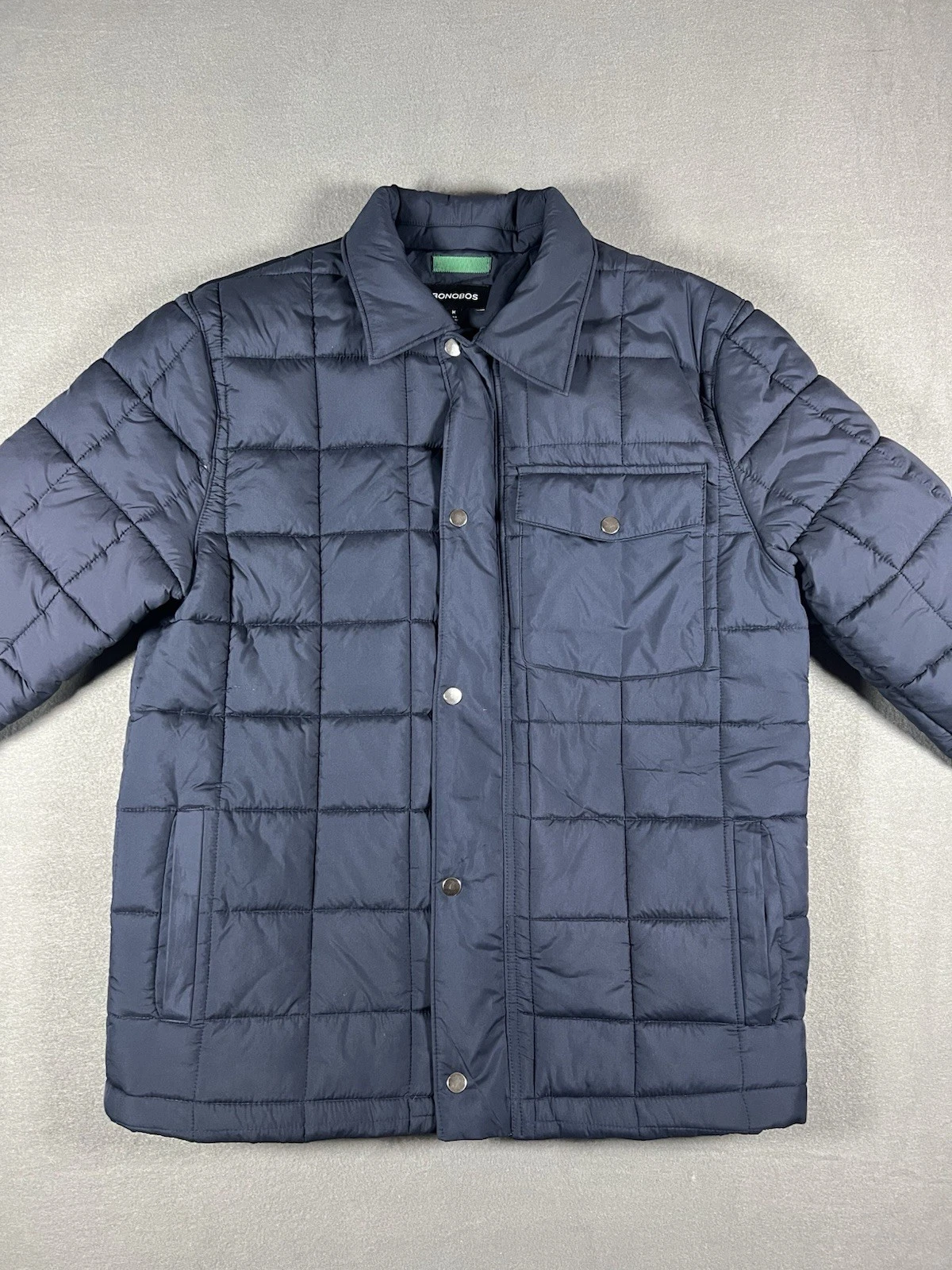 Bonobos The Quilted Jacket Navy Blue Men Size M Purple Inner Lining
Opens in a new window or tab