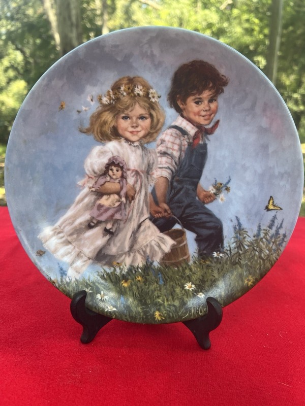 Vintage 1986 Jack and Jill Collector Plate John McClelland Mother Goose Series