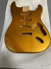 Super good quality Alder wood electric guitar Body for ST neck Golden yellow