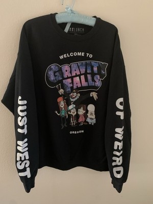 XL Unisex Gravity Falls Oregon Sweatshirt Boxlunch Disney TV Show Mabel Dipper