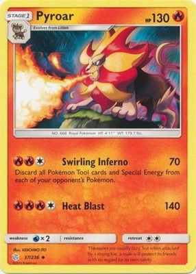 Pyroar - 37/236 - Uncommon - Lightly Played