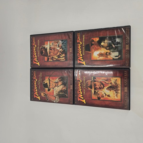 Indiana Jones Adventure Collection DVD 4-Disc Box Set PLUS Kingdom Crystal Skull - Picture 5 of 10