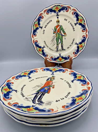 Lot 6 assiettes Moulin des