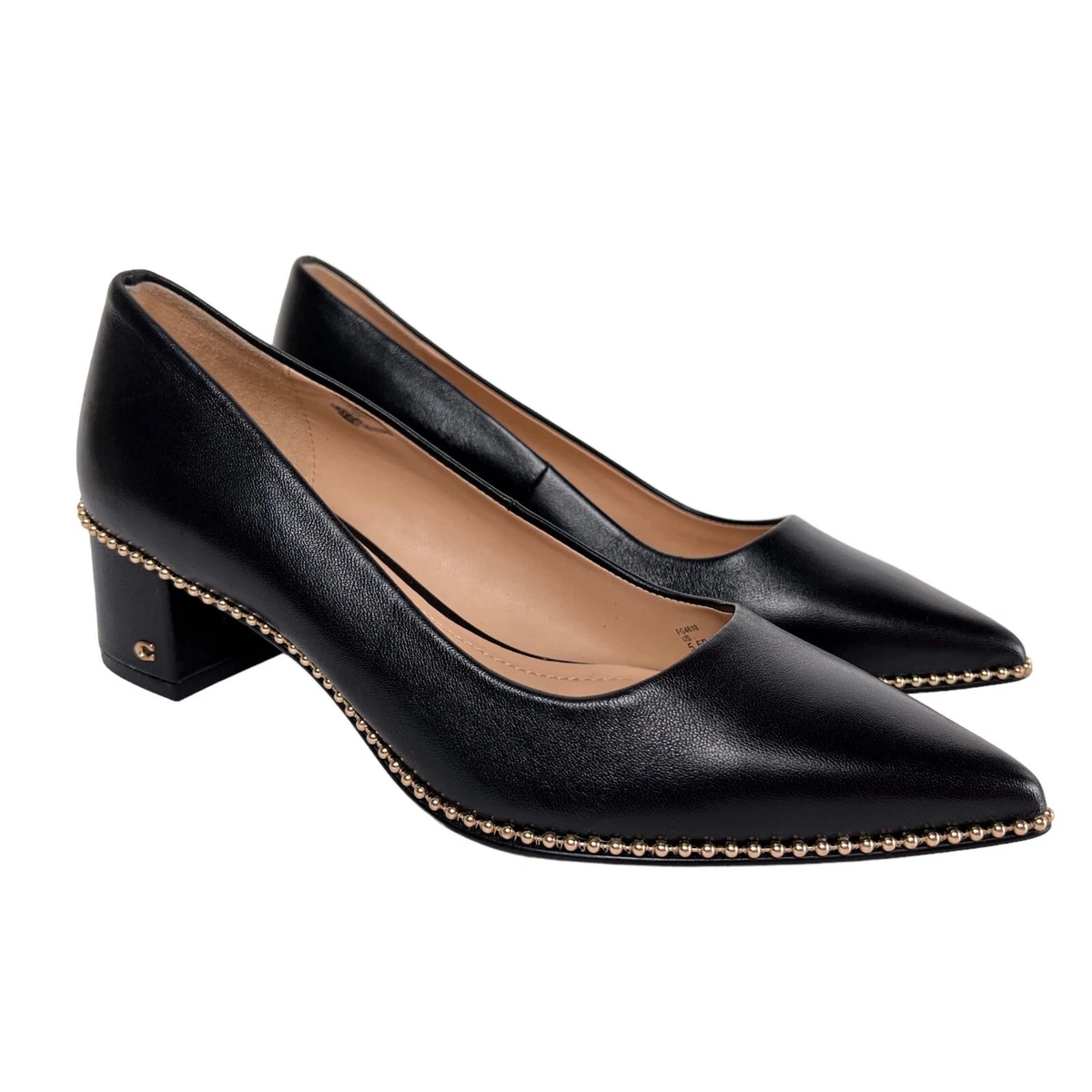 Coach pumps sales with studs