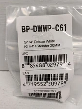 Bitspower G1/4" Deluxe White IG1/4" Extender - 20MM - New Factory Sealed