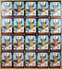 1987 Donruss #89 Cal Ripken Jr Baltimore Orioles 20ct Baseball Card Lot 0902E