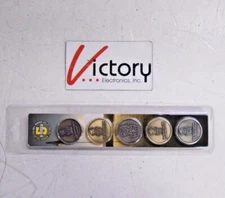 NEW The Ritz-Carlton Naples 5 2-Sided Golf Ball Markers | Silver & Gold 5-PACK