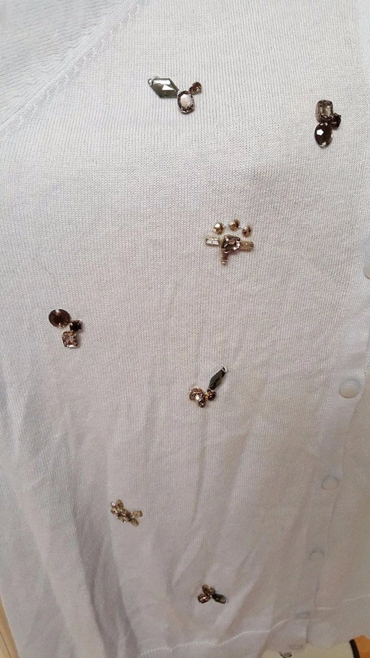 Merona Womens Cardigan Sweater Shirt Top Blouse Size XXL 2XL 2X Large Blue - Image 3 of 4