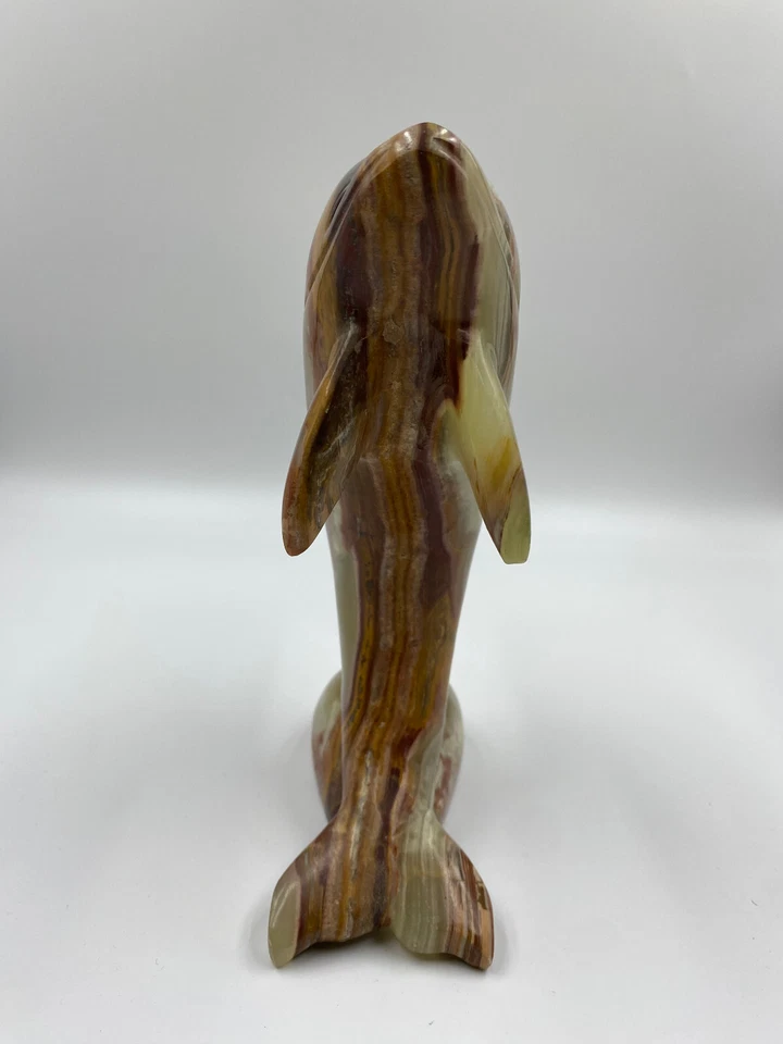 Delphin Onyx Höhe ca. 21 cm 1924 g schwer - Bild 2 von 4