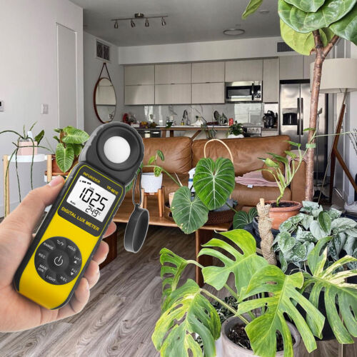 Digitaler Beleuchtungsstärke Belichtungsmesser Luxmeter 300000Lux Detektor 270º Drehsensor - Bild 9 von 12