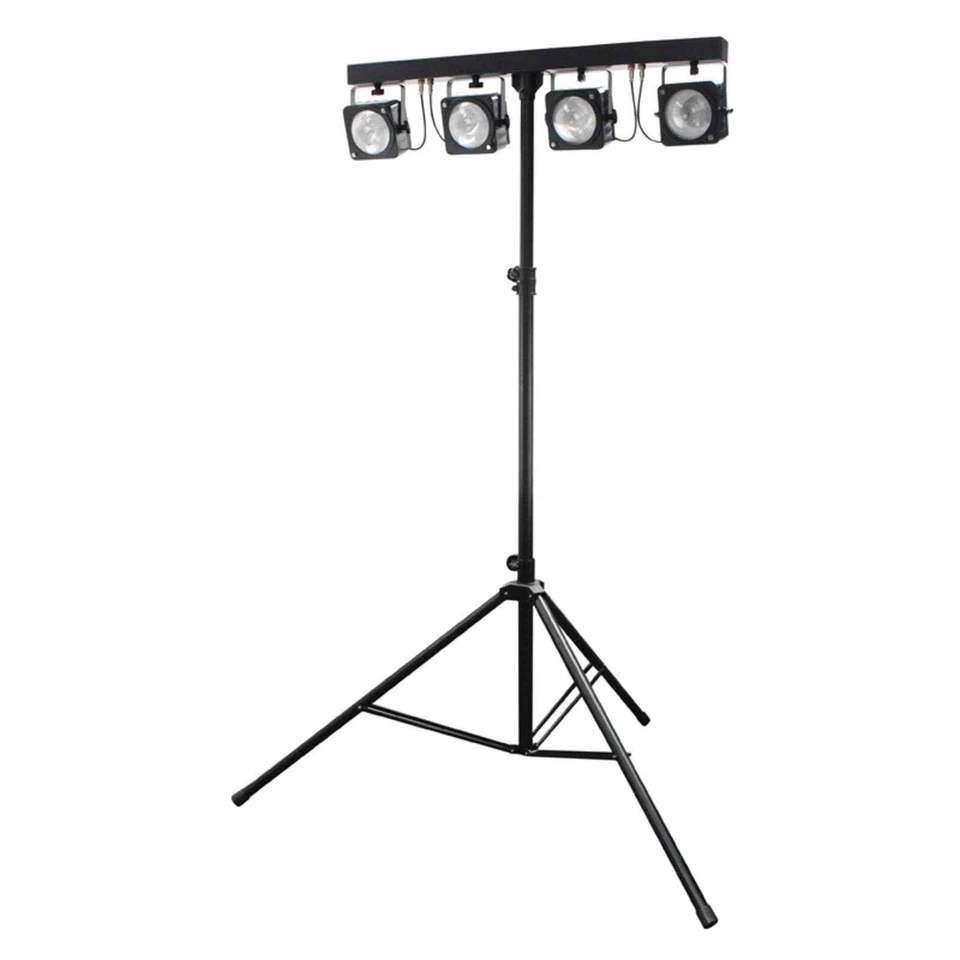 Equinox Gigabar MKII 4 x 30W RGB COB T-Bar Lighting System with Foot Contoller - Image 4 of 4