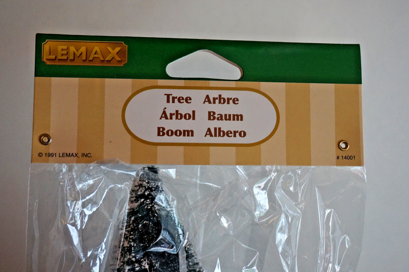 NOS Lemax 13" BRISTLE TREE - Train Layout Scenery #14001 - Picture 4 of 4