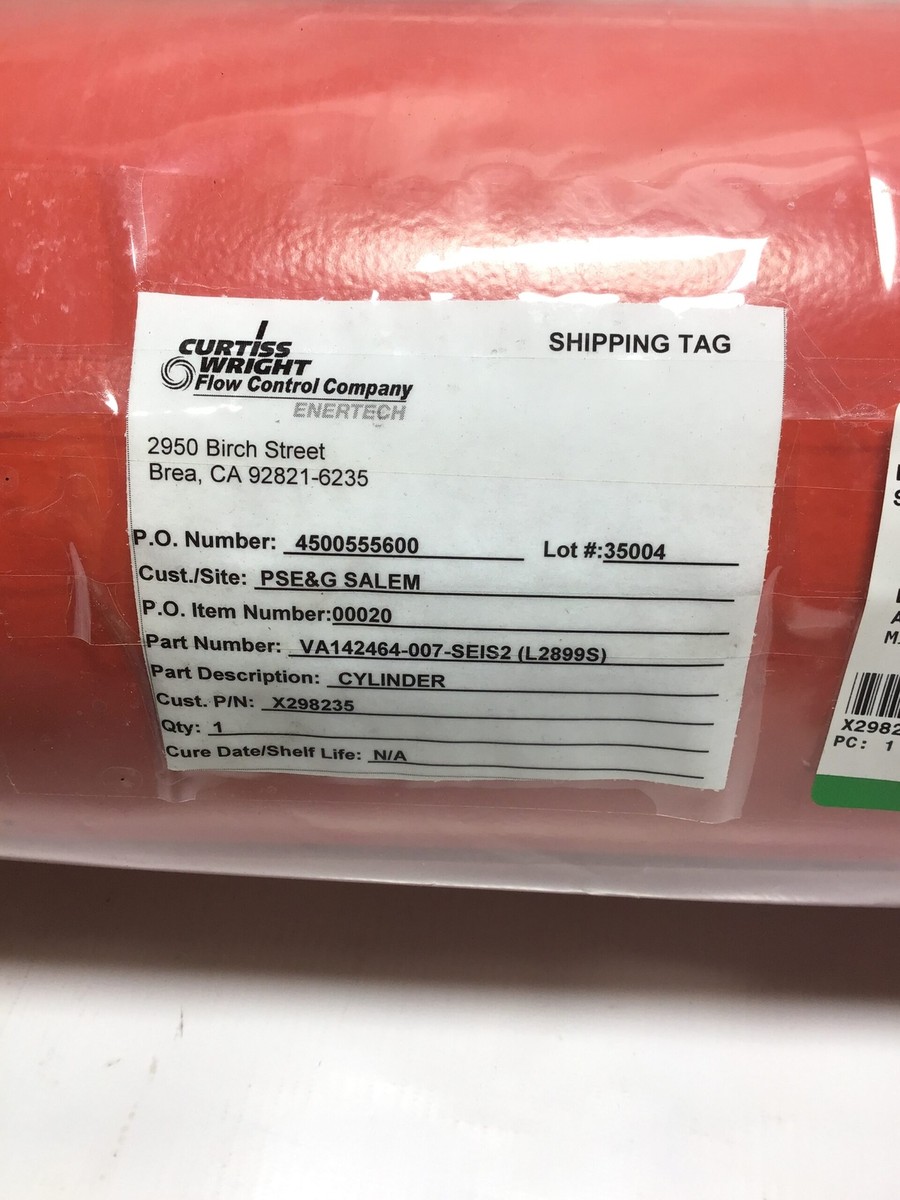 Curtiss Wright X298235 - CB-725-SR40-S Red Cylinder | eBay