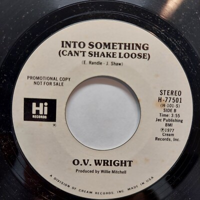 O.V. Wright, Into Something (I Can't Shake Loose), Promo, 7