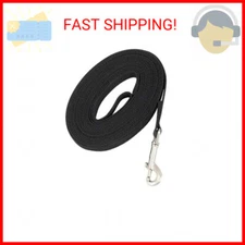 Guardian Gear Cotton Web Dog Training Lead 50'x5/8", Black