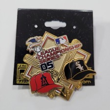 2005 Chicago White Sox American League playoff pin vs Angels