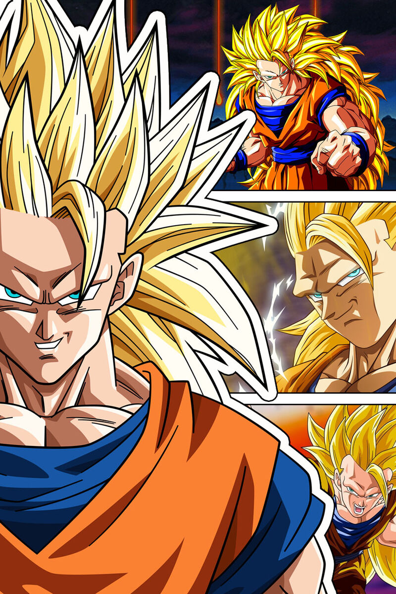 Dragon Ball Super/Z Goku Super Saiyan 12in x 18in Poster Free