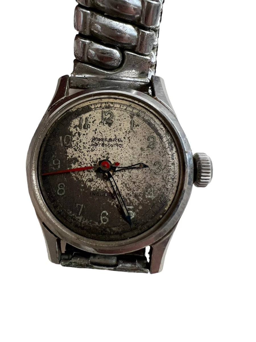 Vintage Welsbro Automatic Watch Bidynator Titus Watch Co